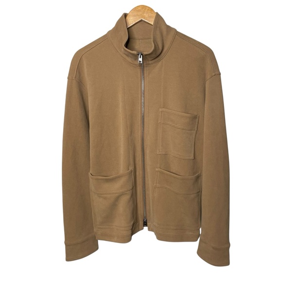 Banana Republic Men’s Ponte Zip Up Chore Coat Jacket Hazel Gaze Medium - Picture 5 of 14